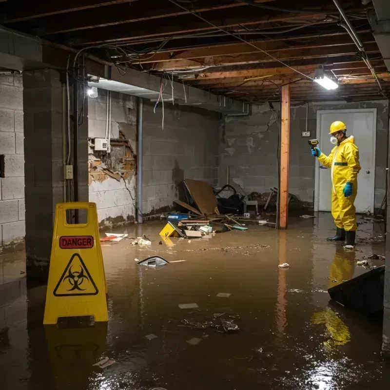 Flooded Basement Electrical Hazard in Federal Heights, CO Property